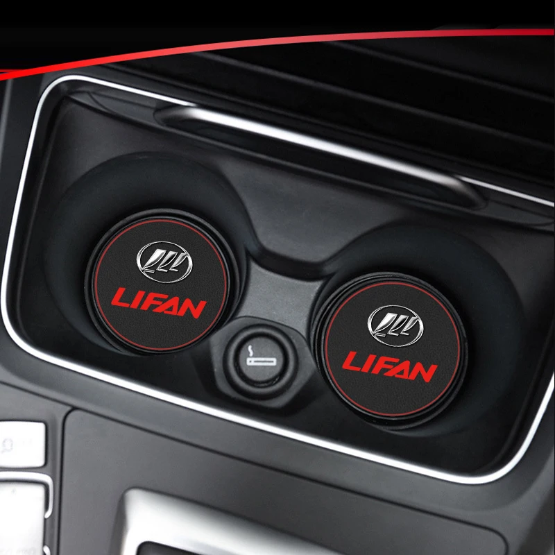 1 шт. автомобильный коврик для подстаканника кожаные подставки - Цена: 96.8