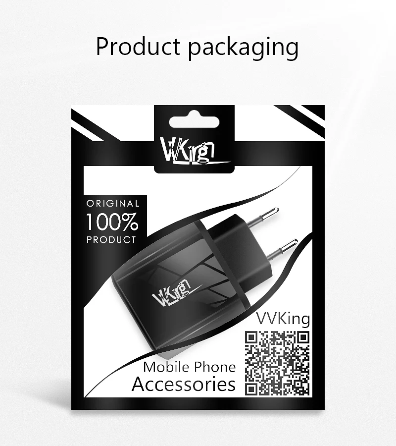 VVKing 18 Вт Быстрая зарядка 3,0 быстрое зарядное устройство HD Смарт-дисплей ЕС Разъем для iPhone X samsung Xiaomi huawei 2 USB QC3.0 зарядное устройство адаптер