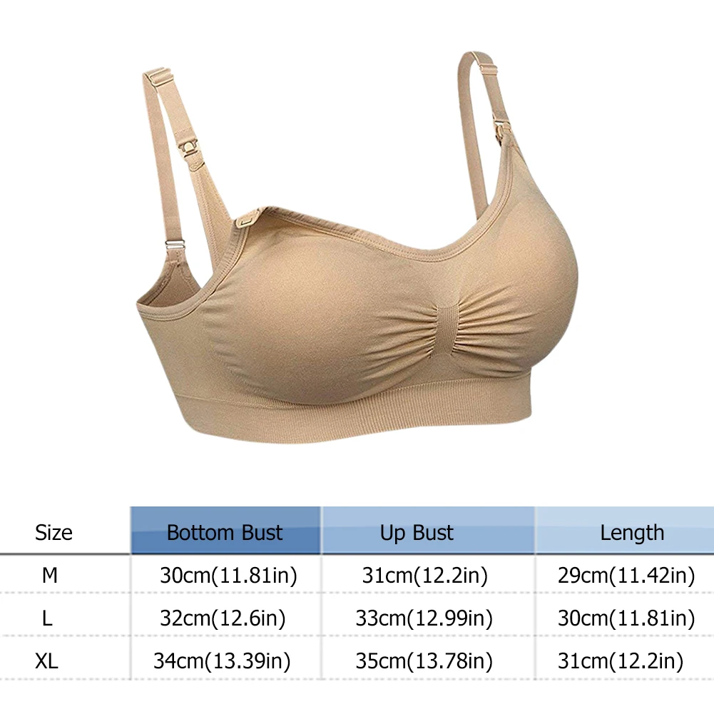 

2021 Fashion Maternity Nursing Bras for Pregnant Women Breastfeeding Open Button Push Up Bra Underwear new maternity clothes
