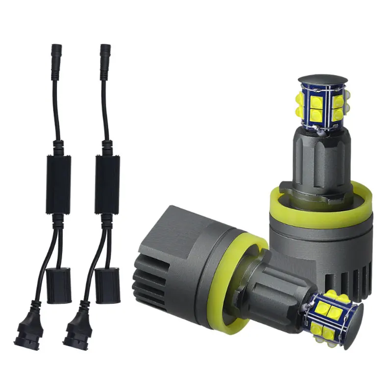 2шт 120 Вт H8 светодиодный противотуманный светильник ангельские глазки Halo