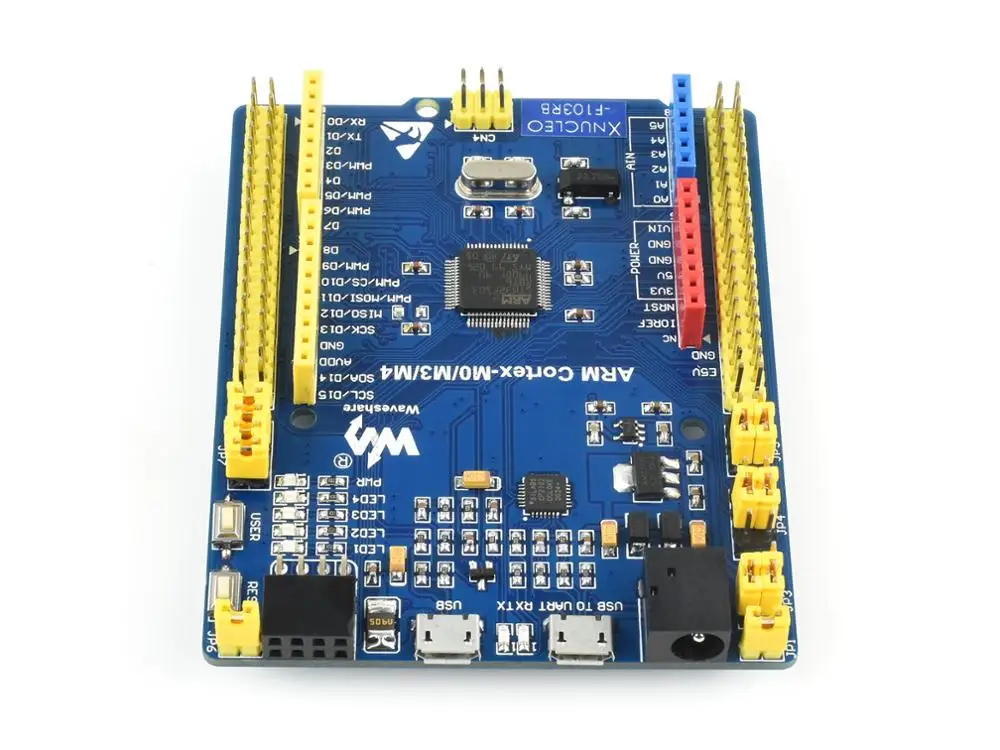 Макетная плата STM32 STM32F103RBT6 32 битная ARM Cortex M3 совместима с оригинальными NUCLEO F103RB|board