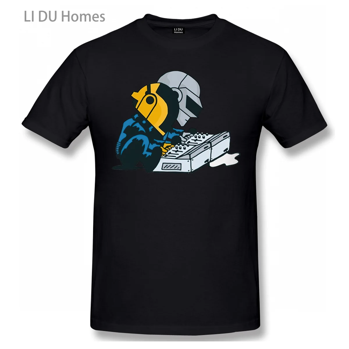 

Daft Nuts Daft Punk T Shirts High Quality Cotton Summer T-shirts Short Sleeve Graphics Tshirts Brands Tee Top Gift