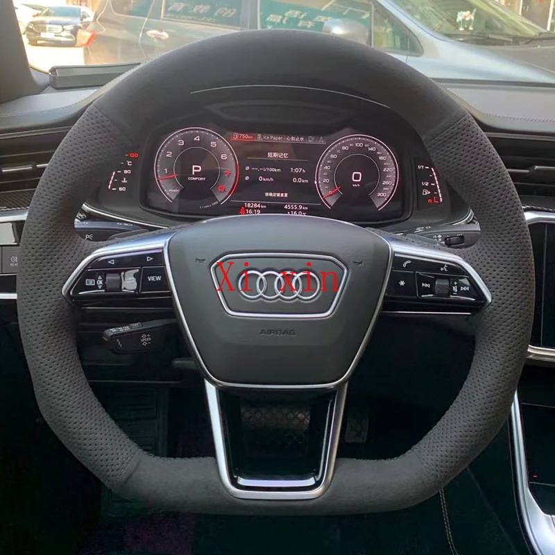 

Для Audi A6L A4L A3 A5 A7 A8 Q3 q5l Q7 Q8 TT под заказ, ручная работа, кожа, замша