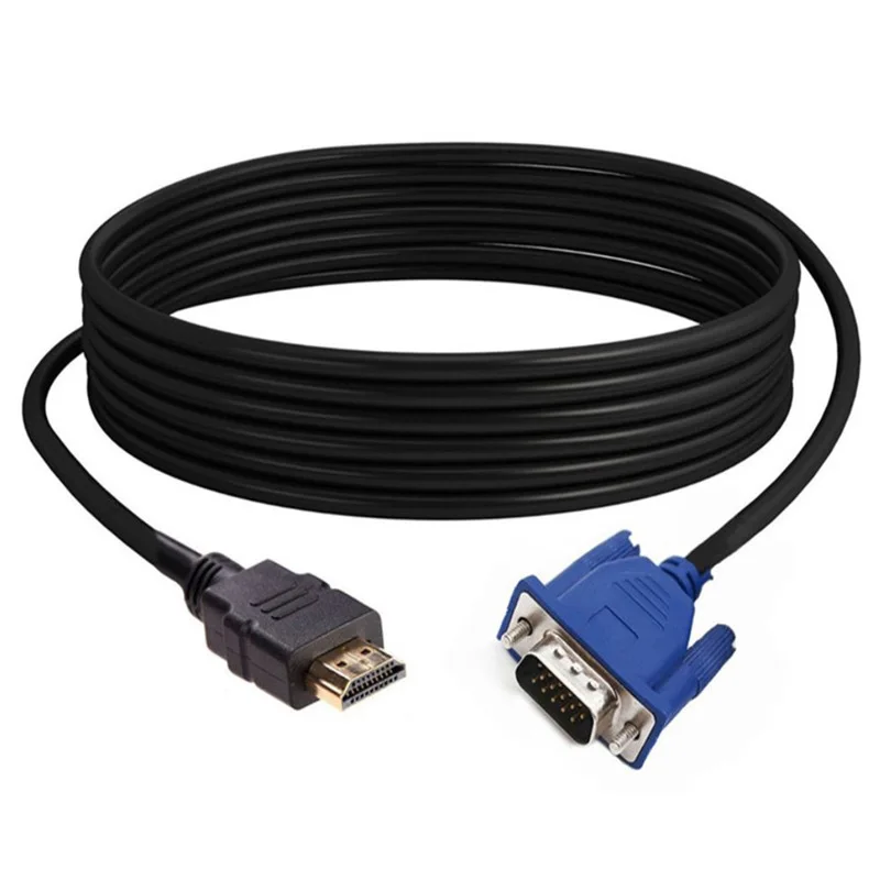 Cable HDMI de 3M/5M/10M, 1080P HD Compatible con VGA, Cable adaptador de...