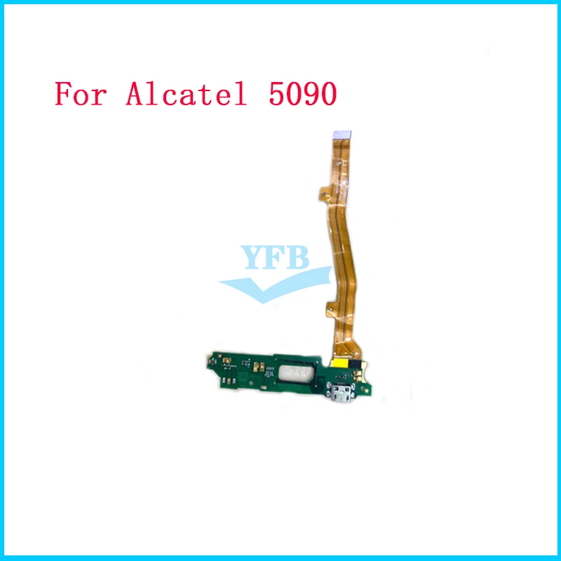 USB Порты и разъёмы зарядная плата для Alcatel 3V 5090D 5090 5090A док-станция зарядки гибкий