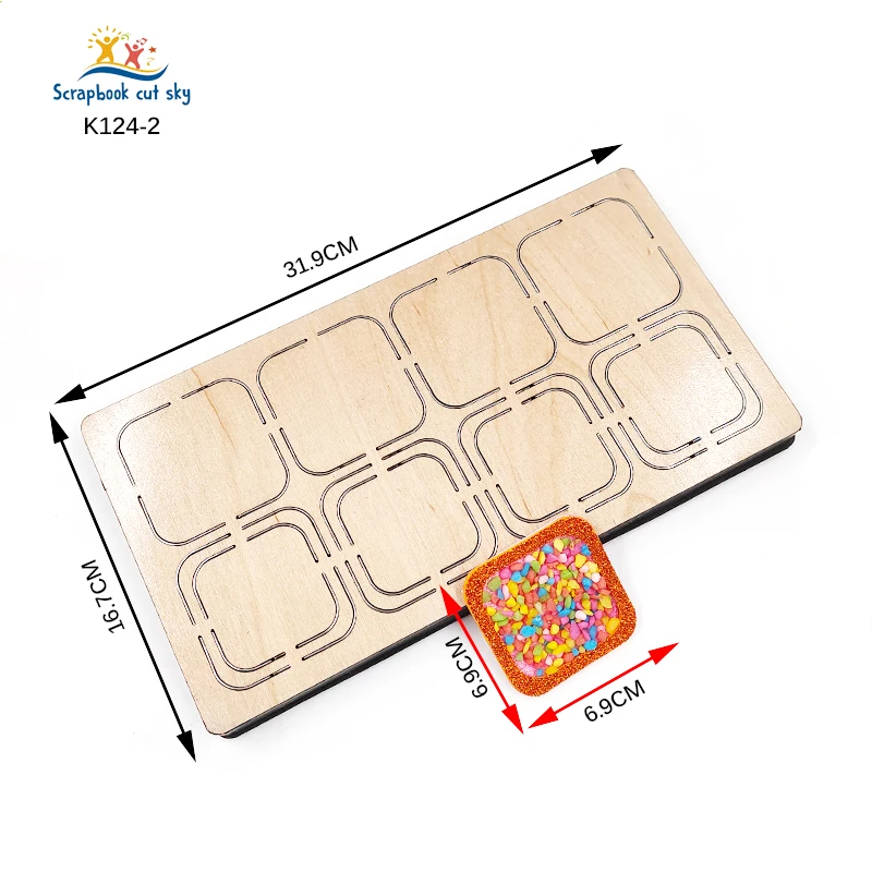 

Combined die cutting wooden die scrapbook is suitable for most machines