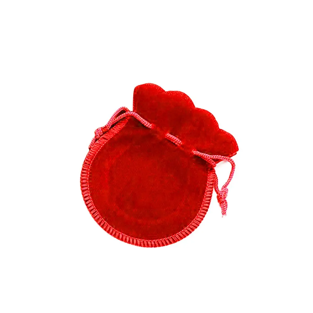 Сплошной цвет прекрасный Тыква Форма бархатная ткань ювелирные изделия шнурок