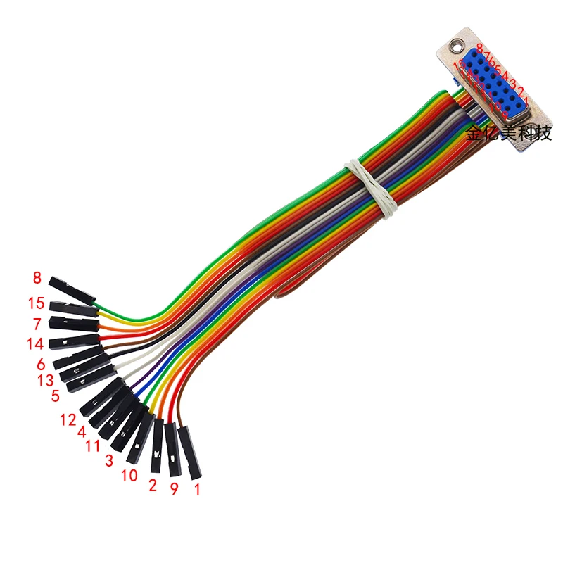 DIDC-DB9 DB15 DB25 DB37 штекер-гнездо DuPont кабель D-SUB последовательный порт Адаптер RS232 com