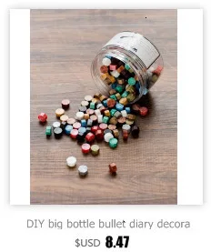 DIY bullet journal милый дневник декоративная печать воск Огонь Печать конверт для поздравительной открытки украшения креативные краски Печать Аксессуары
