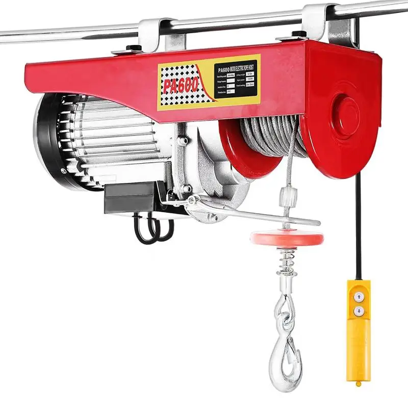 

200/600KG Electric Lifting Tools Lifting Wire Hanging Crane EU Plug 200/400/600kg Lifting Crane Gantry Hoist Winch Lifting HWC