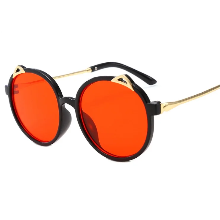 BINGKING/детские солнцезащитные очки с милым котом для мальчиков и девочек Ретро