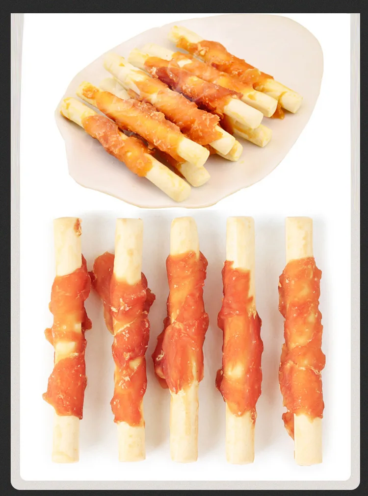 Закуски для собак, корм для домашних животных, свежая курица, грудка, корм для собак, щенок, жевательная, чистая, для обучения чистке зубов, награда, закуска, вкусная еда, кормушка