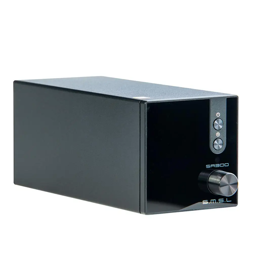 SMSL SA300 HiFi усилитель мощности Цифровой звука Bluetooth 5 0 32 бит/384 кГц Сабвуфер с пультом