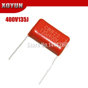 10 шт. CBB 400V135J 135J 400 в шаг 15 мм CBB полипропиленовый пленочный конденсатор