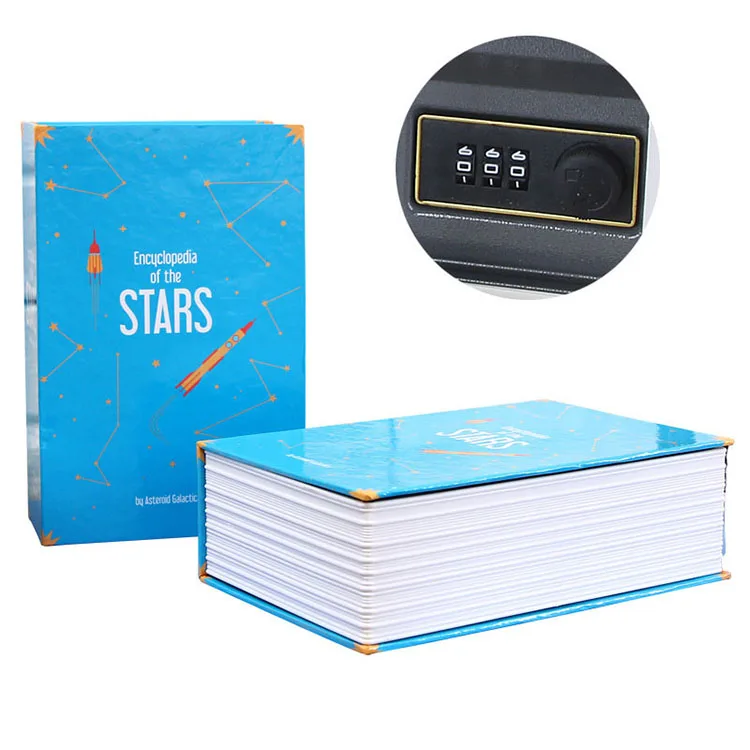 Big Metal Piggy Bank Story Book Dictionary Password Safe Cash Kids Saving Money Box Alcancias Creativas Secure Hidden Coin Jar