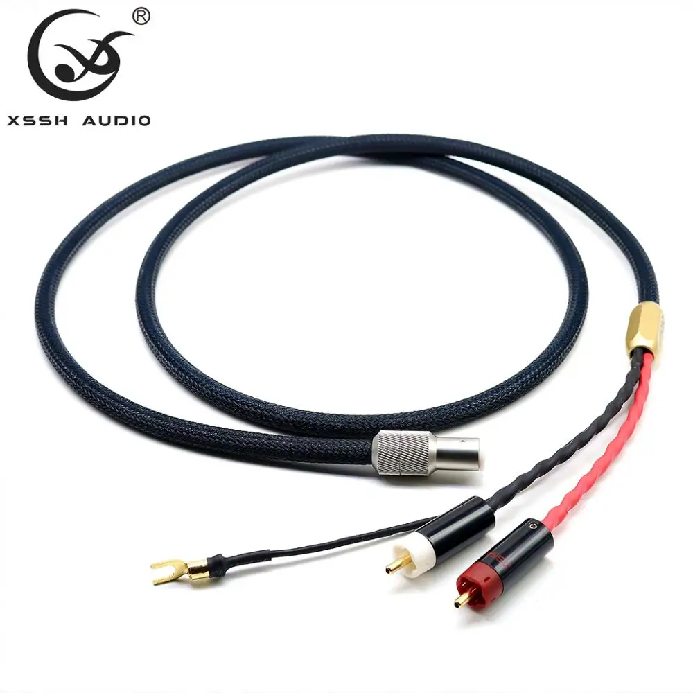 XSSH 4 сердечник из чистой меди бескислородной покрытая серебром экраном RCA 5