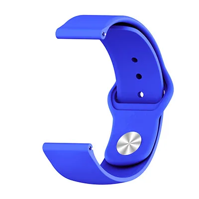 Силиконовый ремешок для correas Xiaomi Huami Amazfit Bip BIT Lite, Молодежные умные часы, сменный Браслет, ремешок для часов - Цвет: Blue