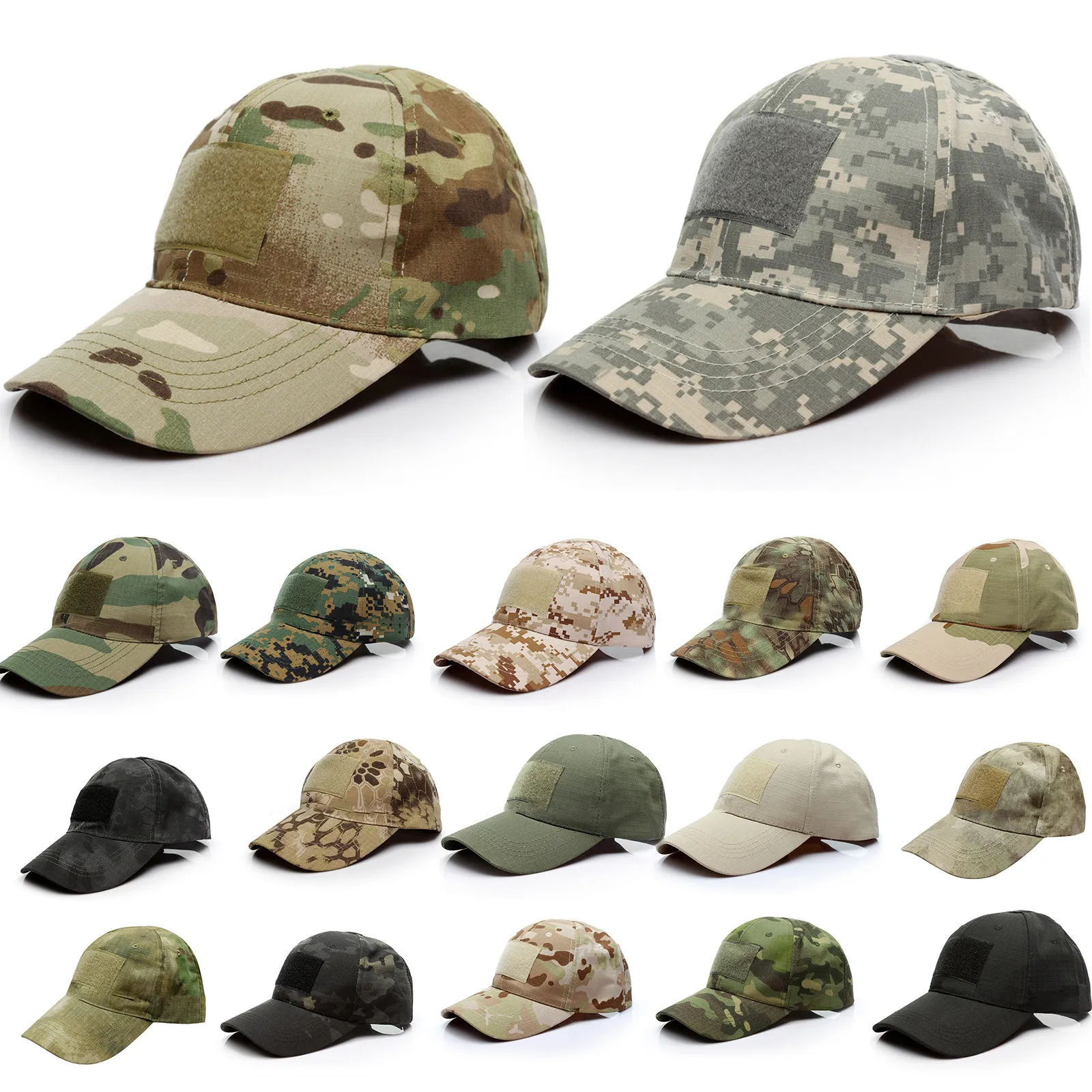

Mens Tactical Camouflage Military Cap Army Combat Forces Airsoft Hat