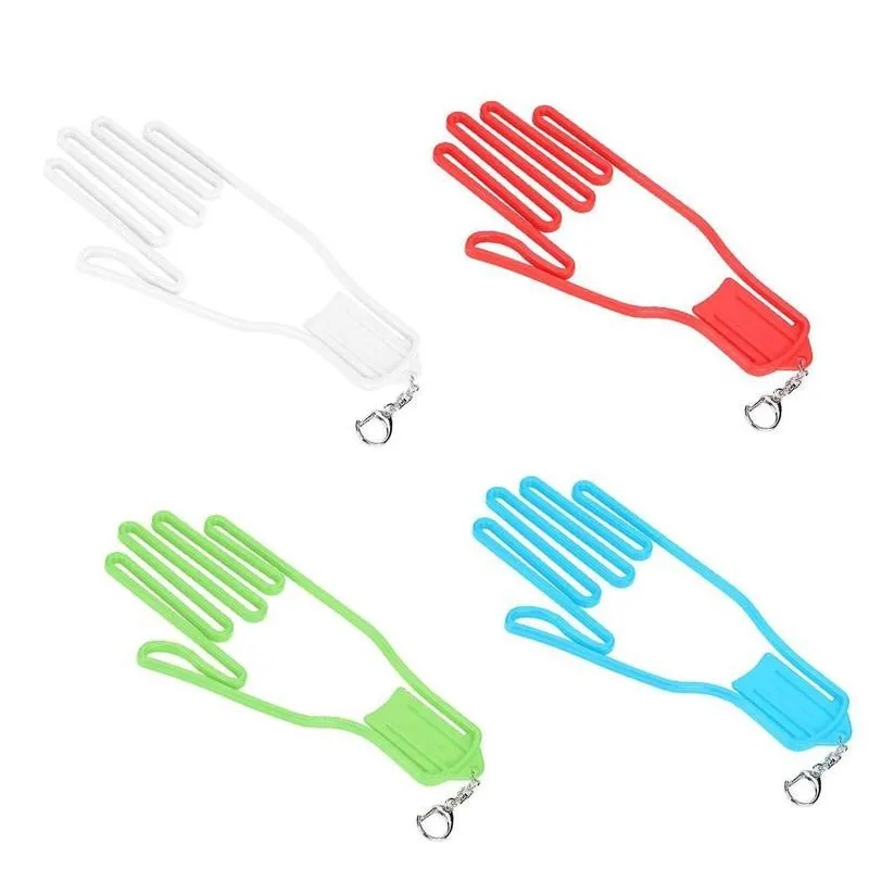 

Golf Gloves Stretcher Anti-deformation Support Plastic Golf Gloves Holder Rack Dryer Hanger Stretcher With Strap Golfer Tools