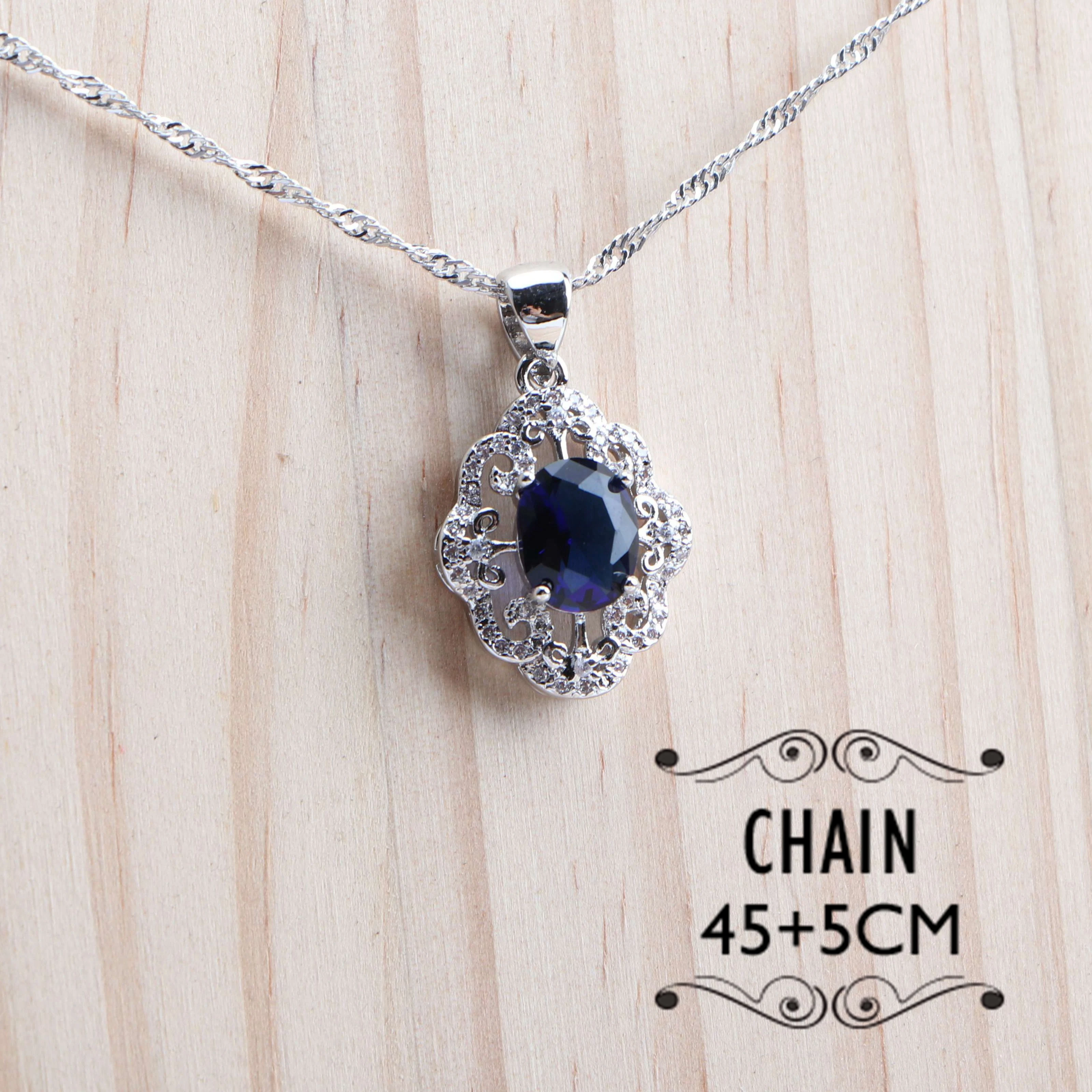 Комплект из колье серёг кольца и браслета серебра 925 пробы|Ювелирные наборы| |