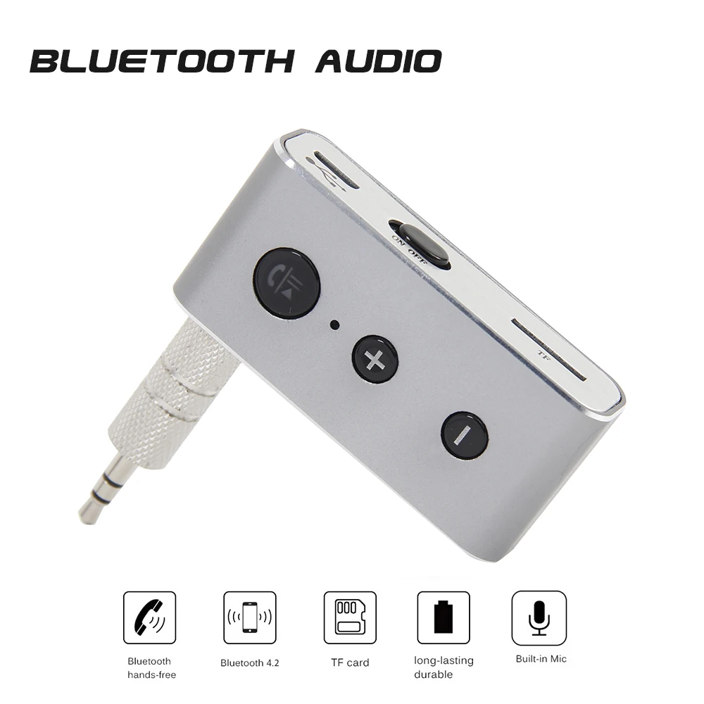 Беспроводной автомобильный Bluetooth Aux приемник адаптер 4 2 + EDR музыкальный аудио