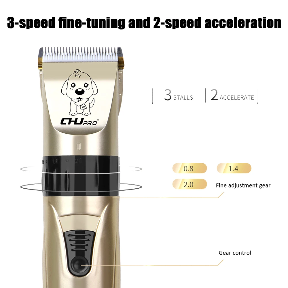 Триммер для шерсти кошек и собак Аккумуляторный с низким уровнем шума|Триммеры