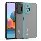 Чехол для Xiaomi Redmi Note 11 10 Pro, силиконовый матовый резиновый Прозрачный чехол для Redmi Note 9, 8 Pro, 10S, 9T, Mi 10T, 11T Lite, чехол