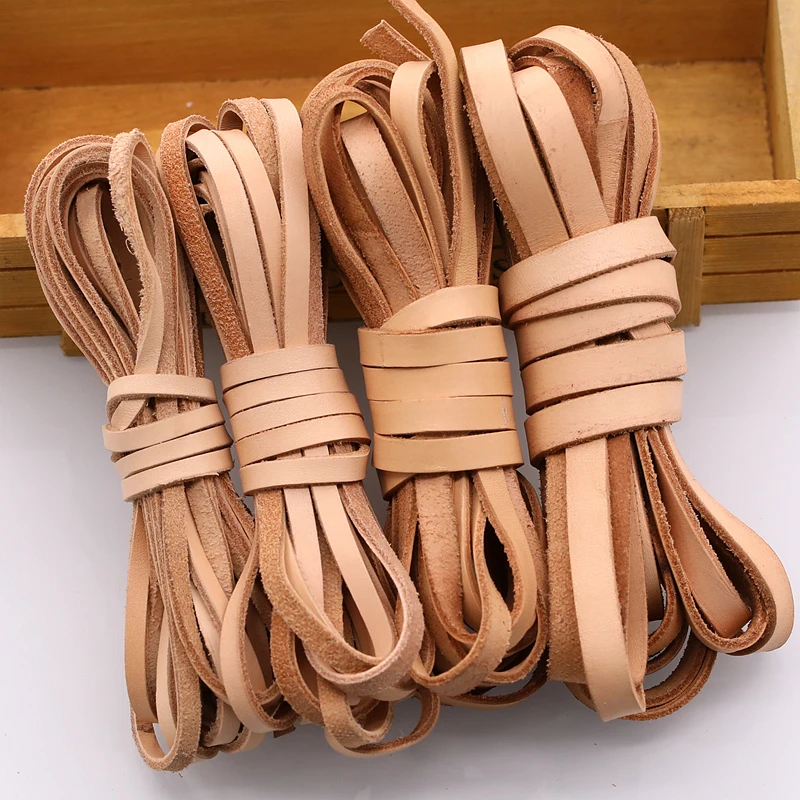 Поделки из натуральной кожи код толщиной 2 мм первый Слои воловьей веревочный