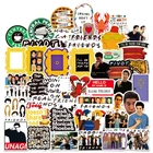 10 Вт, 30 Вт, 50 шт. друзья пародия тележка чехол милый водонепроницаемый холодильник Гитары автомобиля граффити скейтборд стикеры игрушки оптом