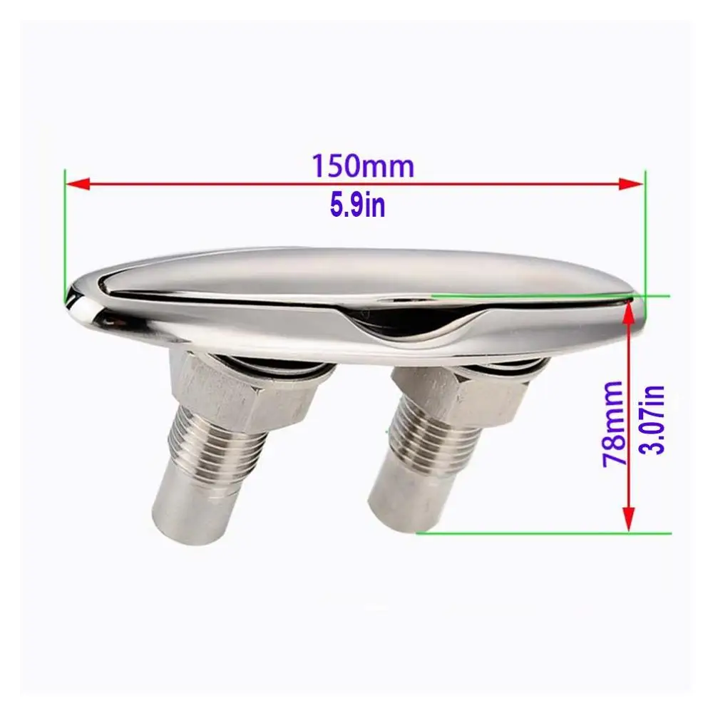 

Ship's Mooring Bollard Bollard 6-inch Double-deck Cable Tie Stainless Steel Hardware Yacht Fishing Boat