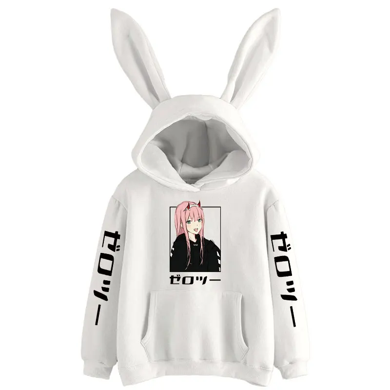 Женская толстовка в стиле аниме darling in the franxx милый костюм Харадзюку для косплея