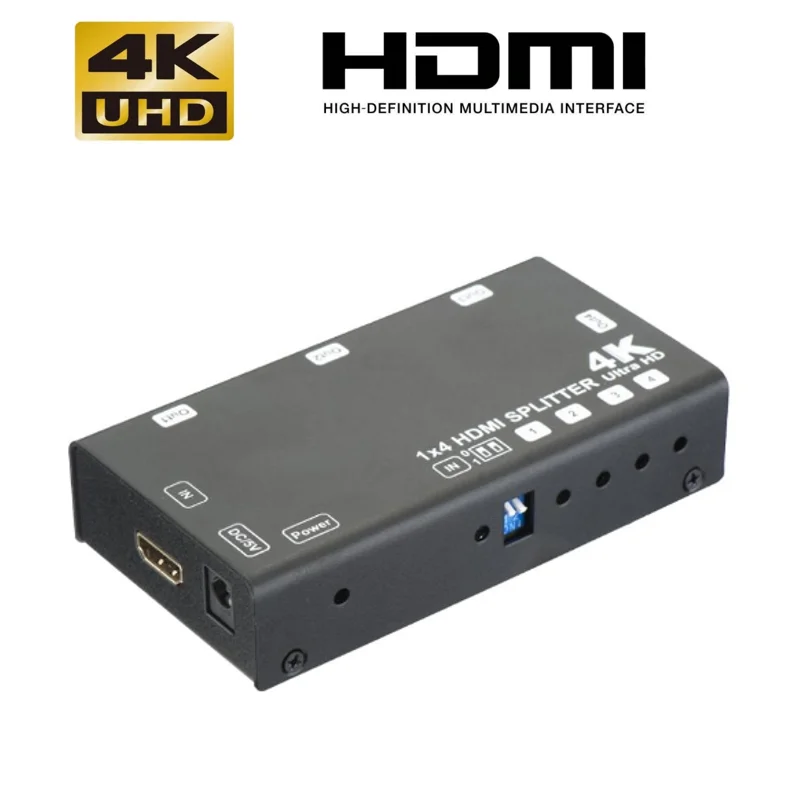 

Home Theatre System 7.1 3D 4k2k@60Hz 10.2Gbps Bandwidth 1X4 hdmi splitters AV Audio Video Amplifier