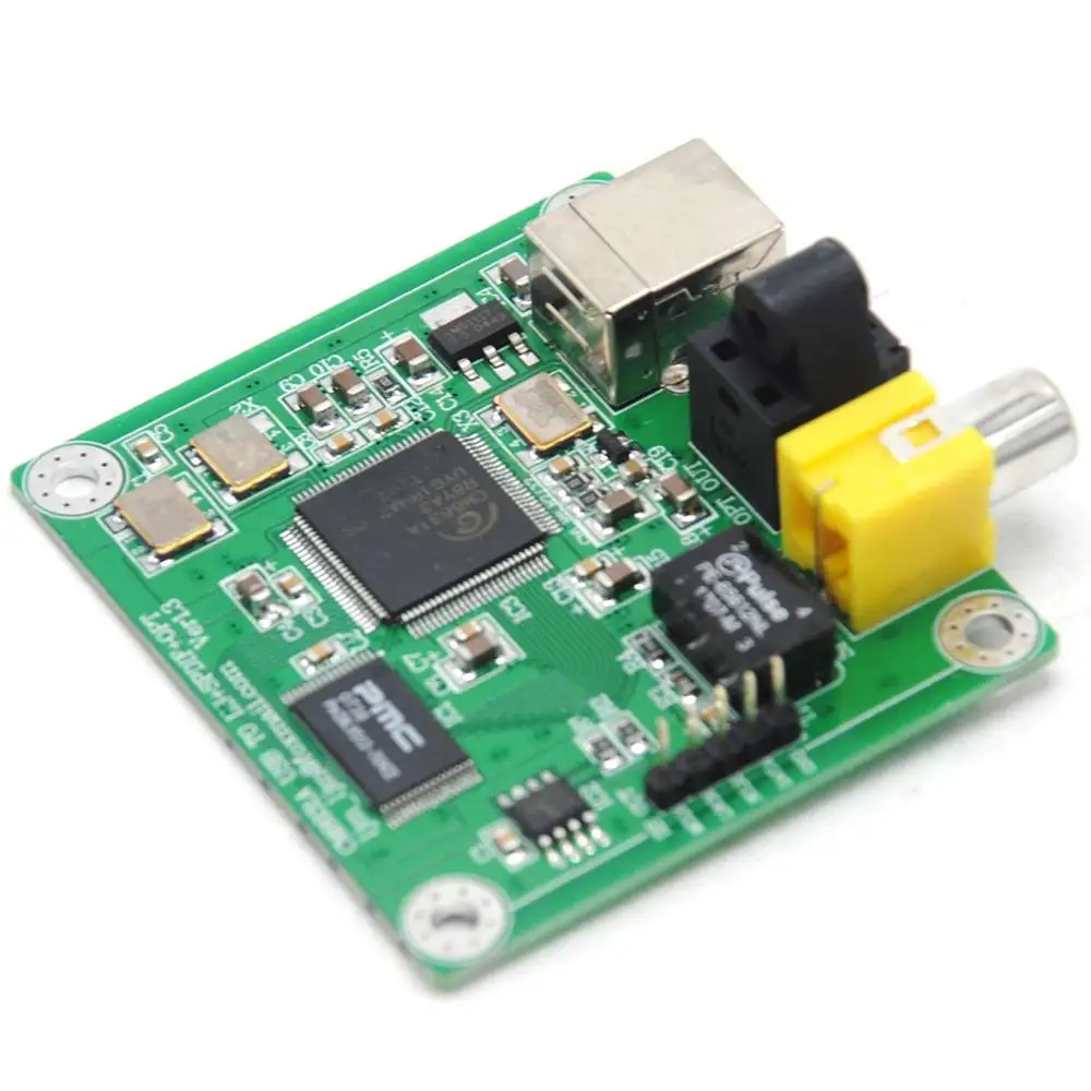 Hi Fi CM6631A 192 кГц для коаксиального оптического преобразователя SPDIF плата DAC 24 бит USB 2