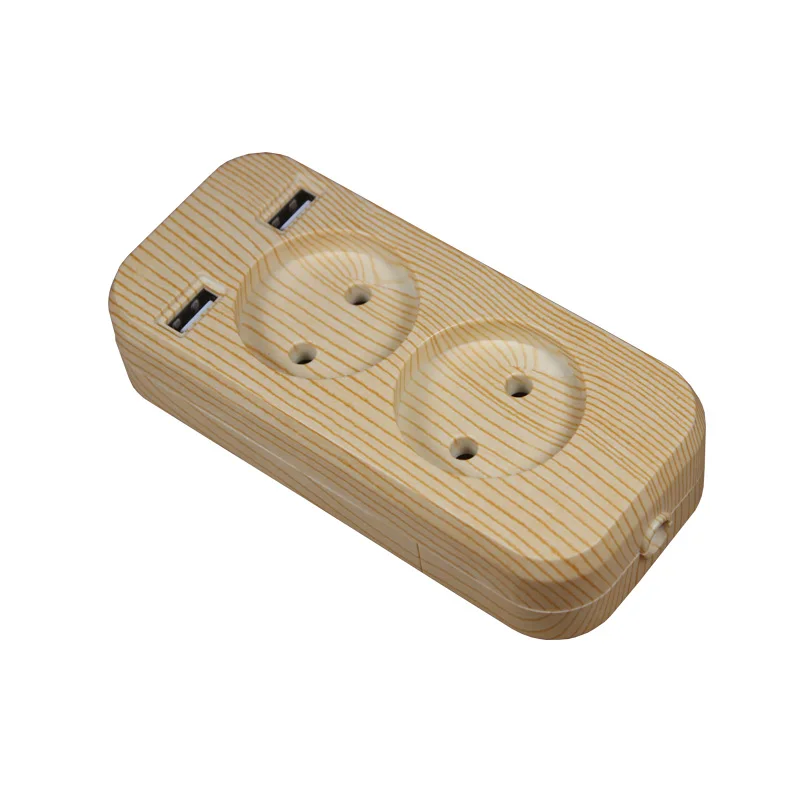 Фото Удлинитель с 2 USB-портами, 1200 Вт, 250 В, 5 В, 2 А №2