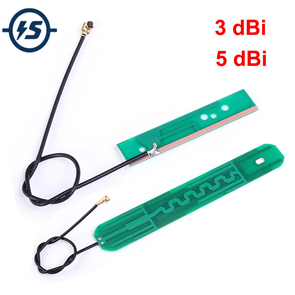 5 шт./лот встроенная антенна PCB с двойной частотой 2 4G/5G/5 8 ГГц IPEX интерфейс Wi Fi