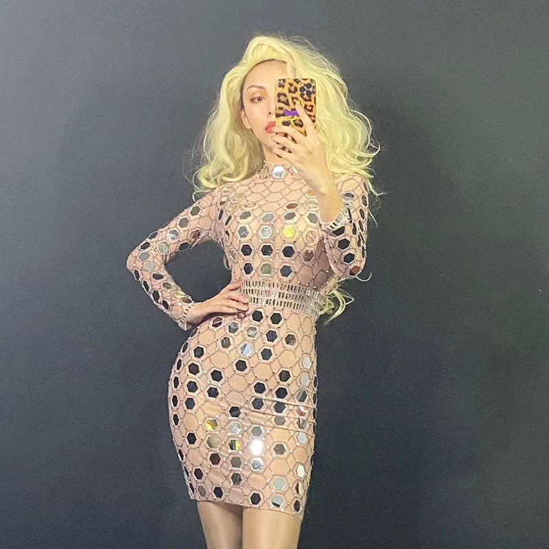 Новое джазовое платье для танцев женский сексуальный костюм певицы из ночного