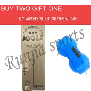 Оригинальные бесшовные Пластиковые Мячи для настольного тенниса JOOLA 3Star, 12 мячейкомплект, 40 + новый материал, белые мячи для пинг-понга, одобрено ITTF