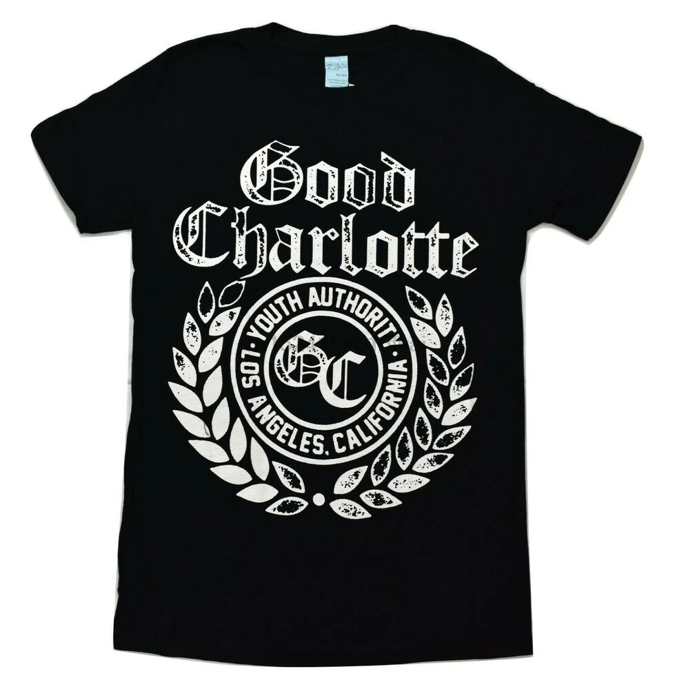 Новая мужская рубашка с логотипом молодости Шарлотты венком XS S M L XL(1)|Мужские