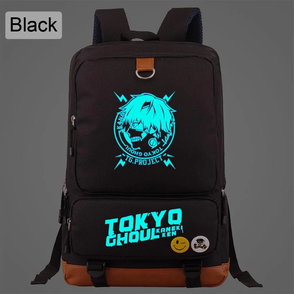 Новый светящийся Токийский Гуль для мальчиков и девочек школьные сумки книг