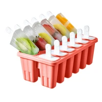 silicone ice cream mold durable popsicle and cakesicle molds with 12 sticks cake pop molds baking molds homemade treats free