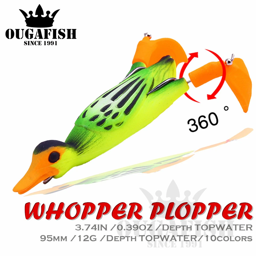 Whopper Plopper приманка для рыбной ловли топвотер вес приманки 11 2 г 9 5 см плавающие