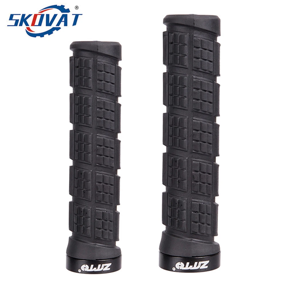 

SKOVAT 1 Pair Bicycle Handlebar Grips Rubber MTB Mountain Bike Cycle Handle Grips Durable BMX Grip Anti-Slip Bike Parts