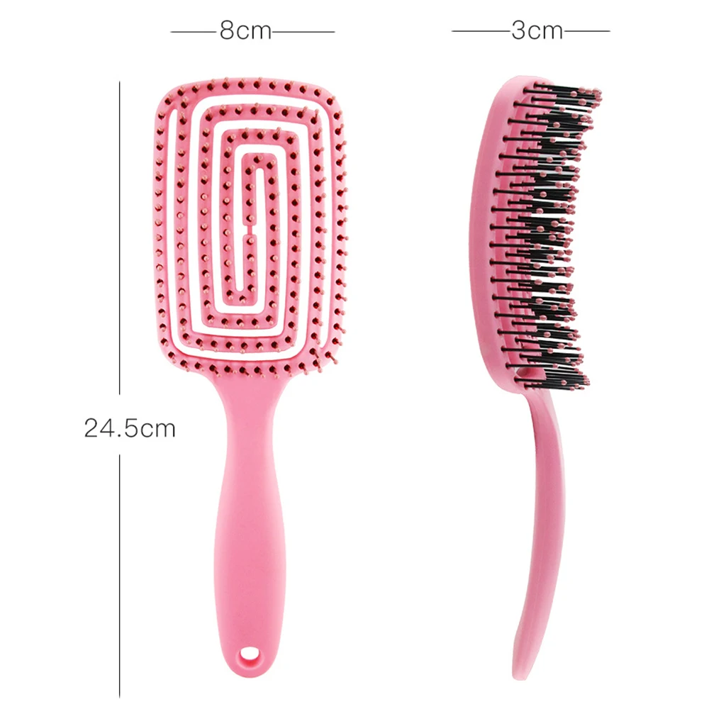 

Professional Vented Hair Brush Comb Anti-static Scalp Massage Wet Dry Hairs Combs Hairdressing Styling Tools For Salon Home Use