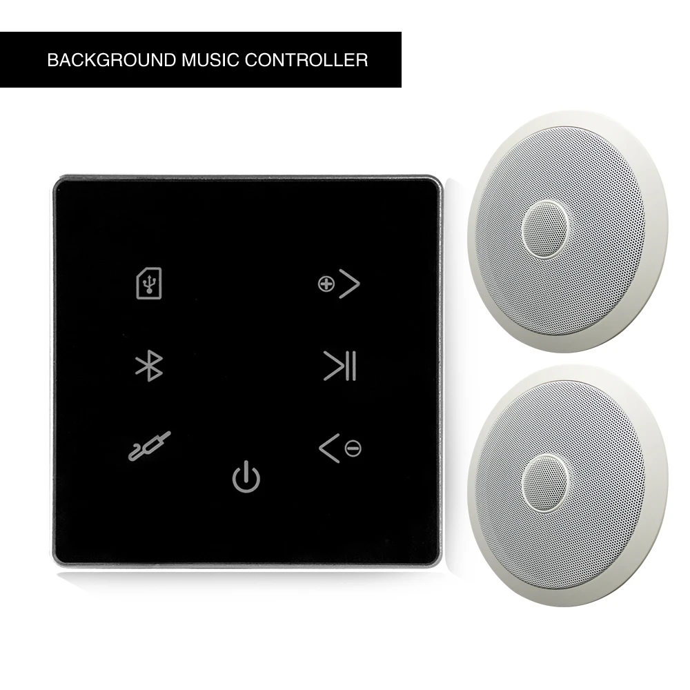 M86H bluetooth усилитель звуковой плеер умный дом фоновая музыкальная система настенный стерео усилитель