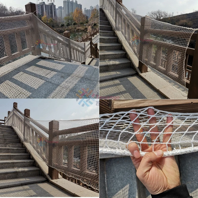 Нейлоновая защитная сетка для детей 1x8 м лестницы и балкона защита от падения