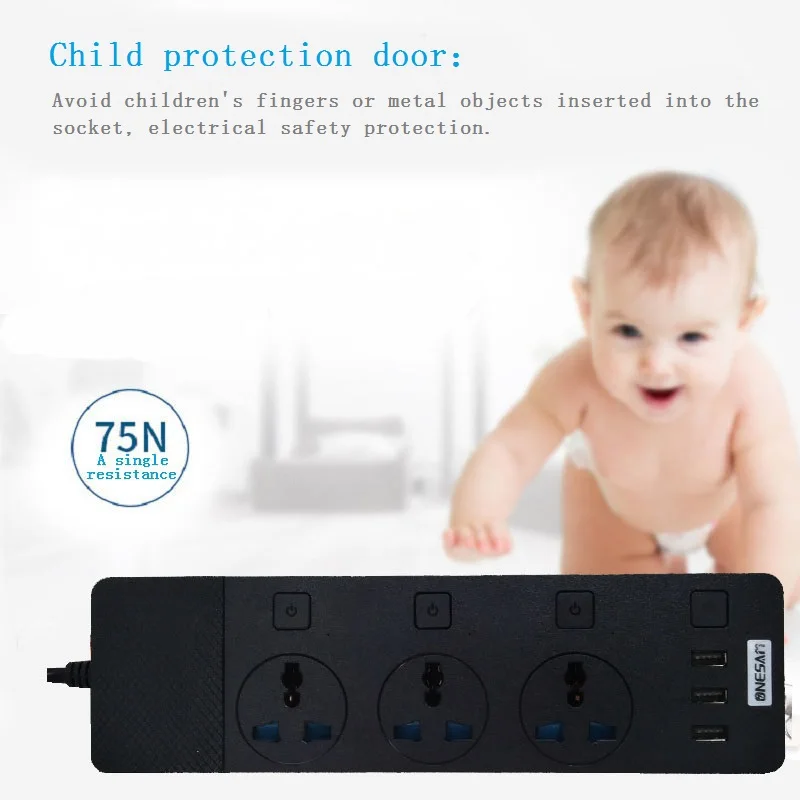 Сетевой USB удлинитель универсальная розетка для ЕС Великобритании США Австралии