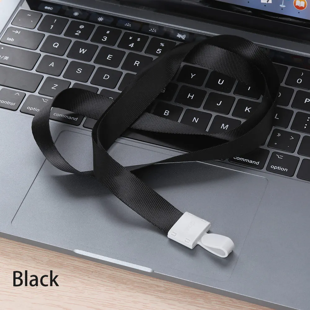 1Pcs rope 1 шт. Пластиковые Держатели именных карточек для работы с веревочкой визитная карточка ID бейдж талреп держатель горячий вертикальный прочный ID Бизнес чехол - Цвет: 1Pcs rope