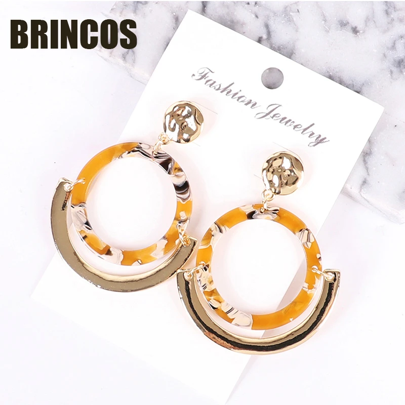 Серьги женские модные ювелирные изделия 2019 Бохо корейские большие винтажные