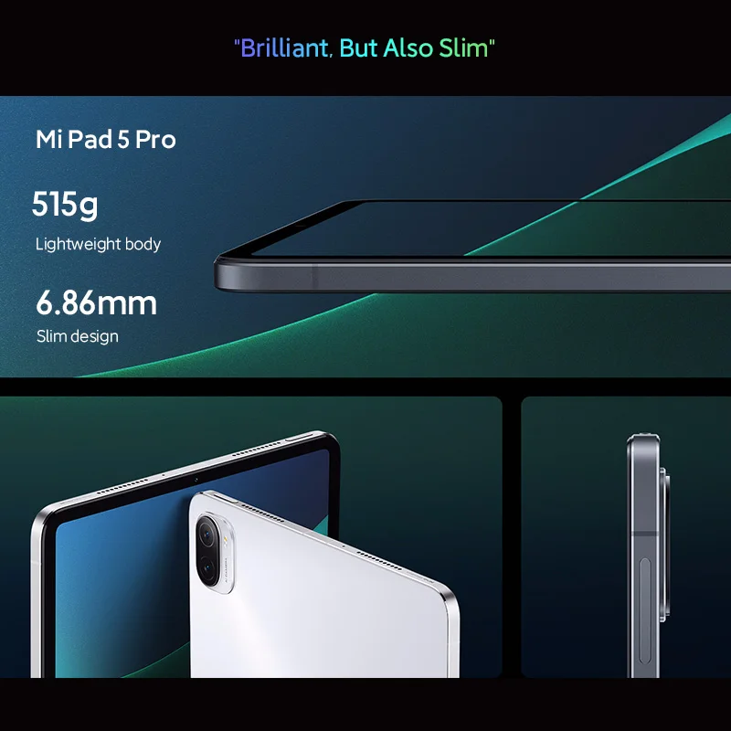 Планшет Xiaomi Mi Pad 5 Pro 128 Гб/256 ГБ процессор Snapdragon 870 планшеты экран 11 дюймов 2 K