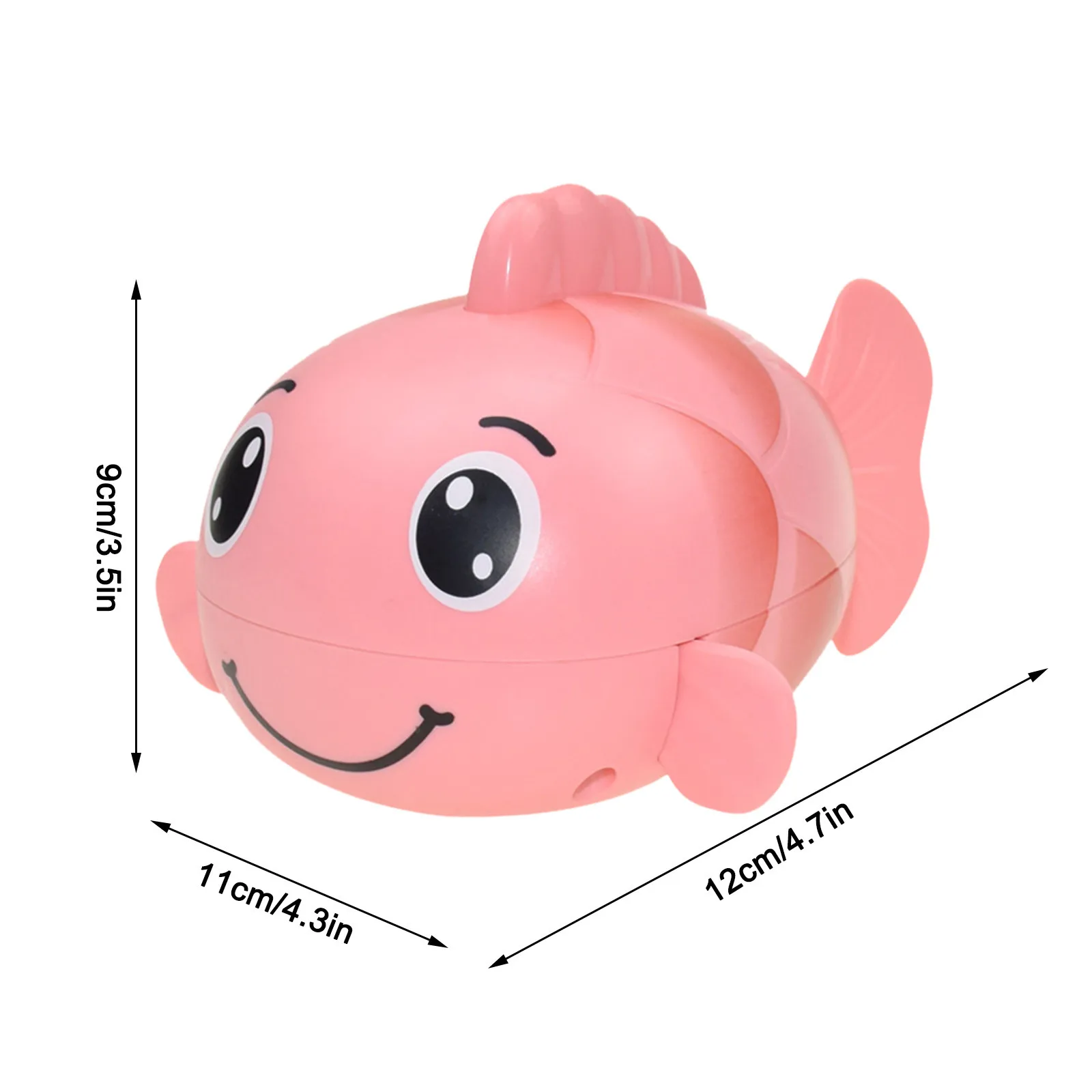 

Children Summer Beach Bath Water Carps Toys Happy Smile Wind Up Swimming Wagging Tail Kawaii Cartoon Safe Funny Bath Toy